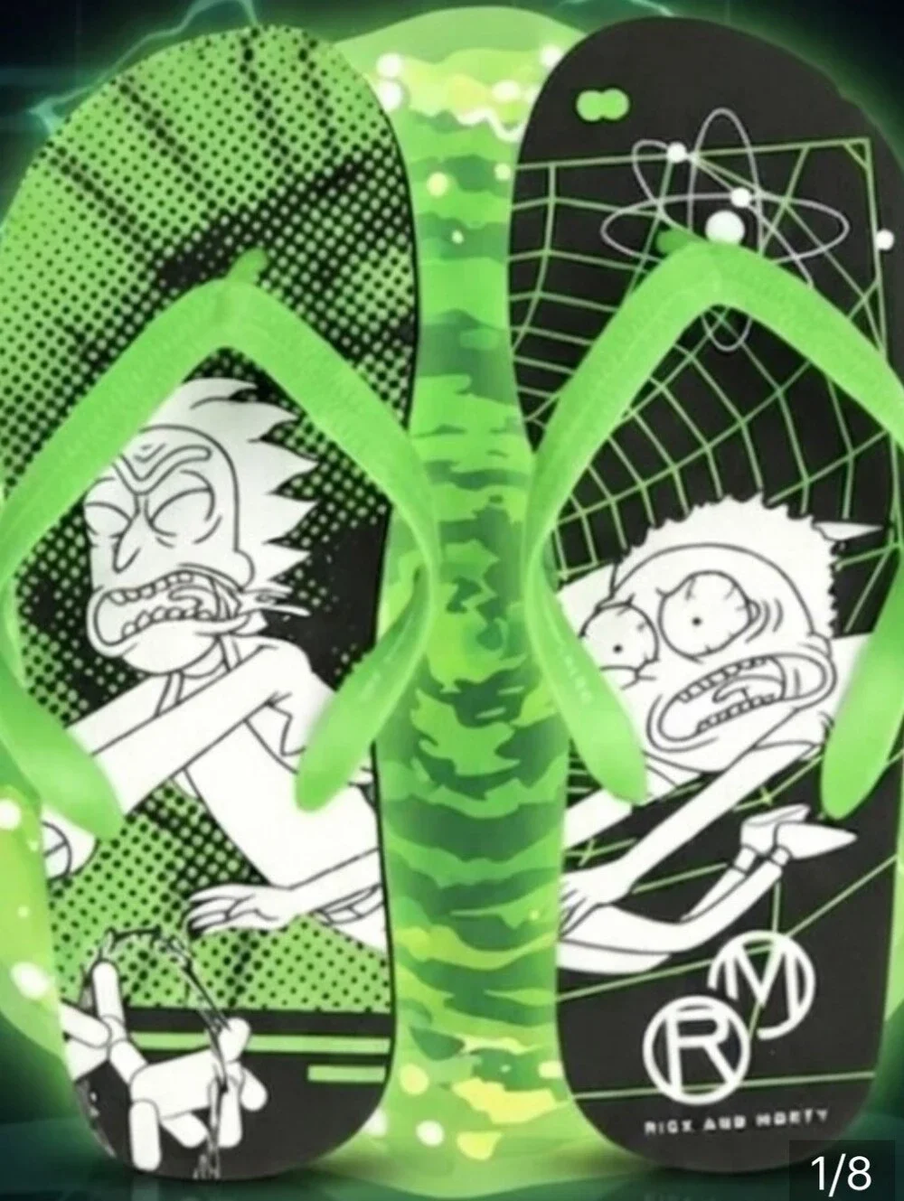 Rick & Morty Men's Flip-Flops